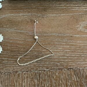 Pandora Retired Sparkling CZ Slider Tennis Adjustable Bracelet